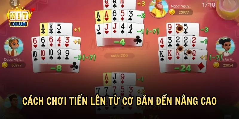 cach choi tien len 2 Giới thiệu cách chơi Tiến lên từ cơ bản đến nâng cao